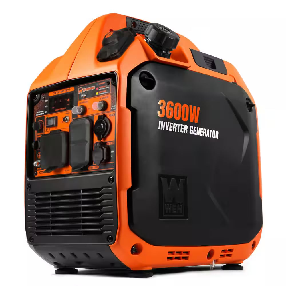 Quiet and Lightweight 3600-Watt Dual Fuel Rv-Ready Portable Inverter Generator with Fuel Shut off and CO Watchdog