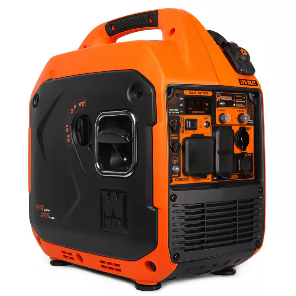 Quiet and Lightweight 3600-Watt Dual Fuel Rv-Ready Portable Inverter Generator with Fuel Shut off and CO Watchdog