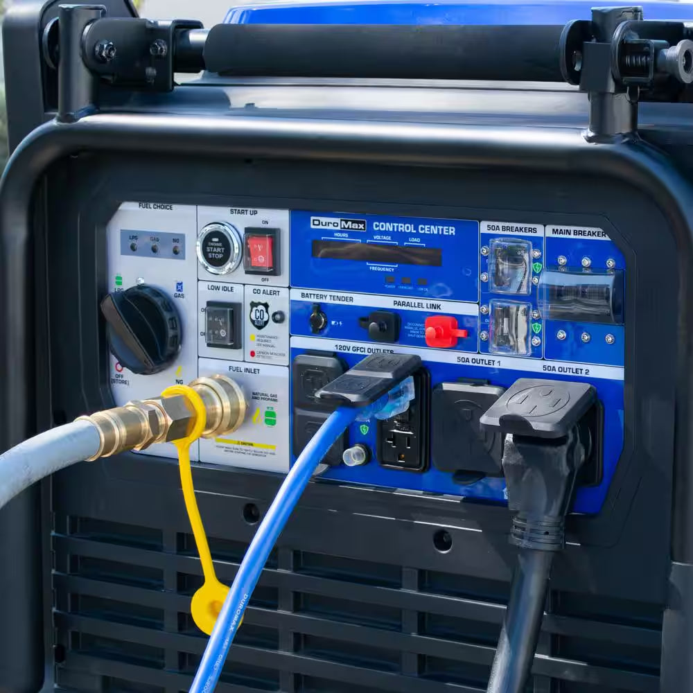 16,000-Watt Remote Start Air Cool Vtwin Tri Fuel Whole House Digital Inverter 50 Amp CO Alert Shutdown Home Backup Ready