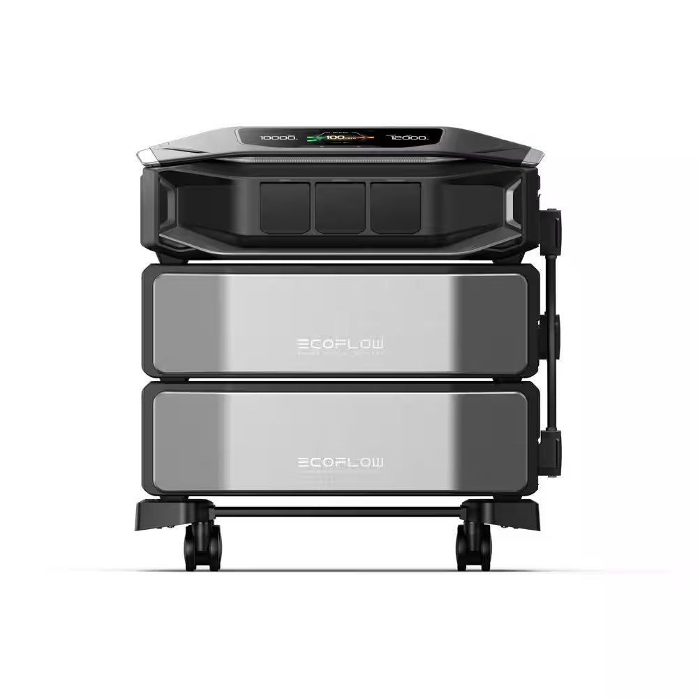 12Kw Push-Button Start DELTA Pro Ultra X Combo (1*Inverter+2*Battery), 12Kwh LFP Battery Generator, Home Backup