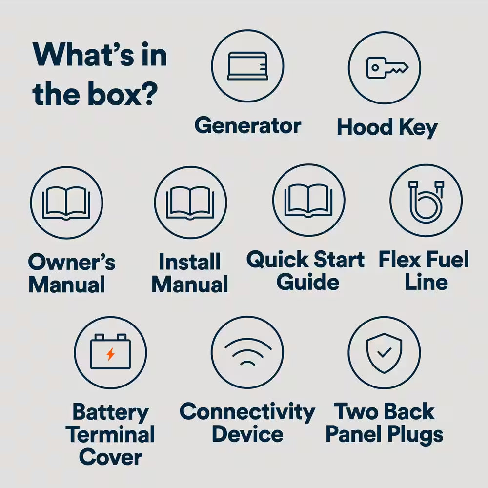 26,000 Watt Air-Cooled Whole House Home Standby Generator