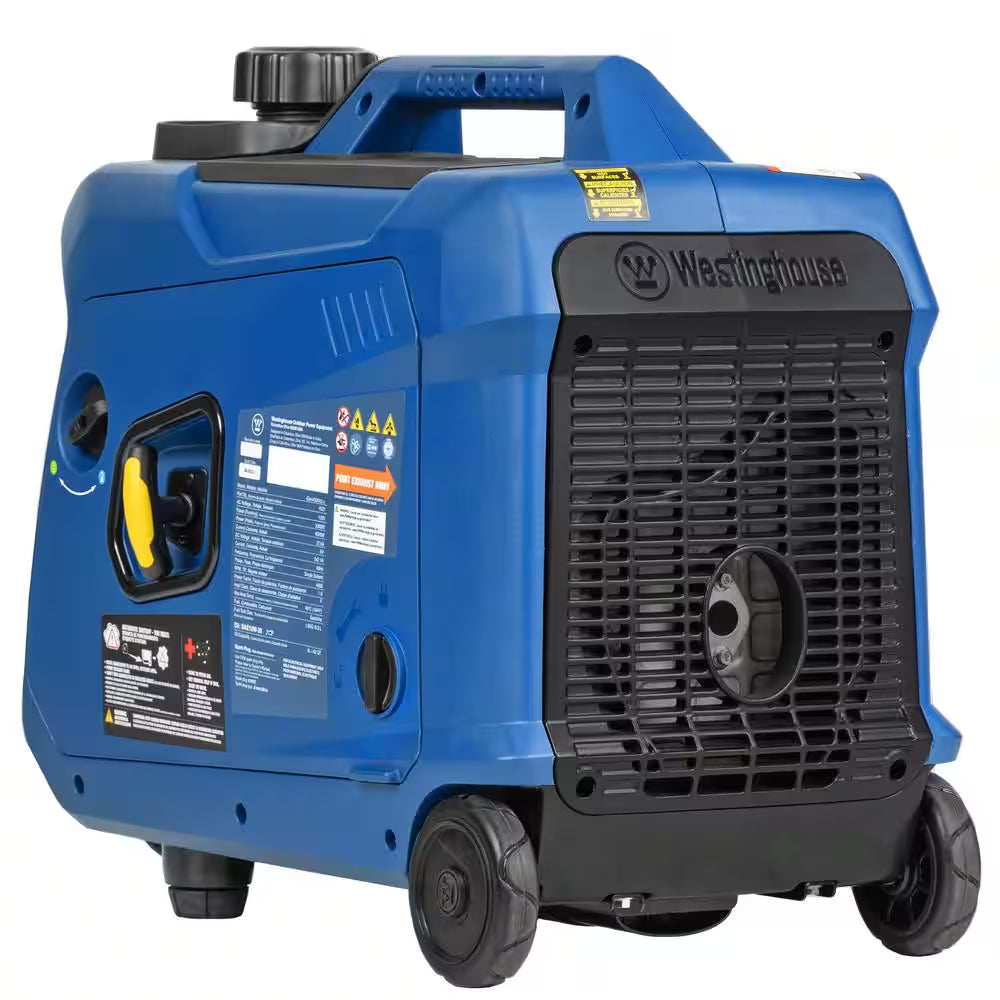 4,000-Watt Gas and Propane Powered Portable Inverter Generator with Remote Electric Start, LED Data Center
