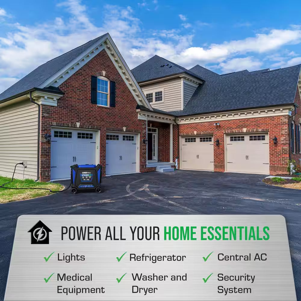 16,000-Watt Remote Start Air Cool Vtwin Tri Fuel Whole House Digital Inverter 50 Amp CO Alert Shutdown Home Backup Ready
