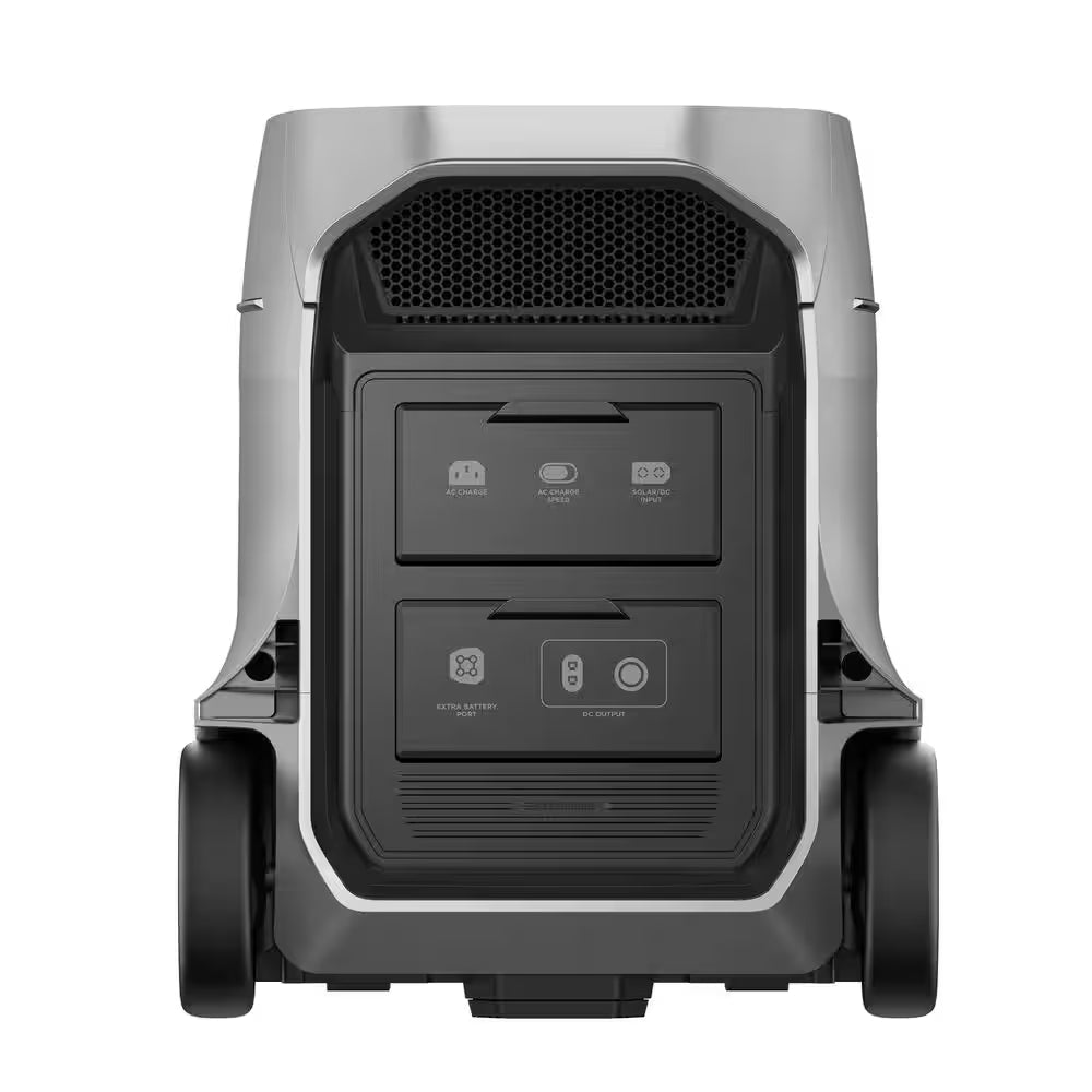 3600-Watt Delta 3 Ultra plus 3072Wh Capacity, Push-Button Start Battery Generator LFP Power Station Home Backup, Camping