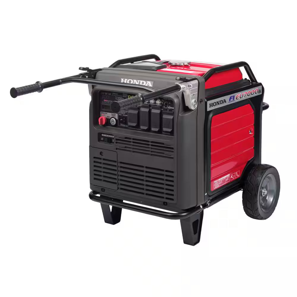 Ultra Quiet Eu7000Is 7000-Watt Electric Start Gasoline Powered Inverter Generator