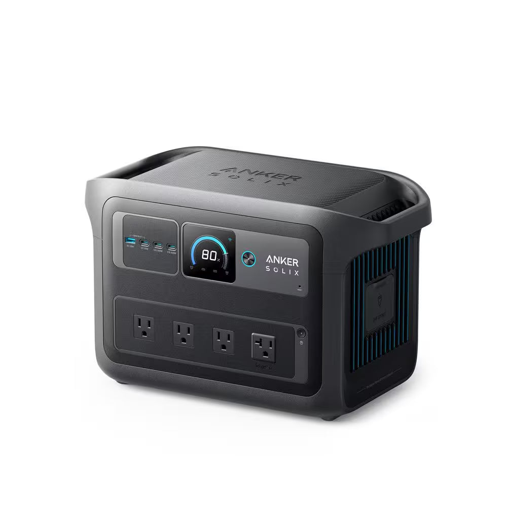 SOLIX F3800 Portable Power Station, 3840Wh, 6000-Watt AC Output, Home Backup/Rvs Push Button Start Battery Generator