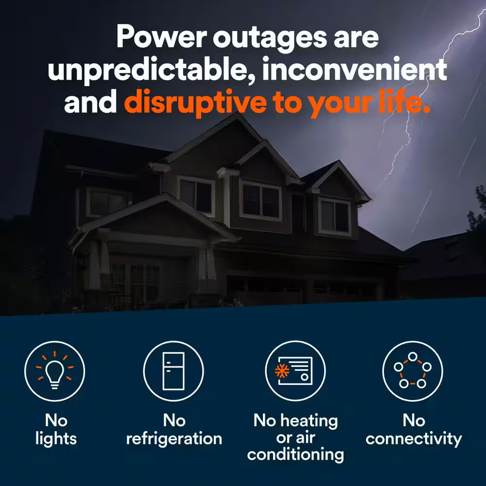 28,000 Watt Air-Cooled Whole House Home Standby Generator