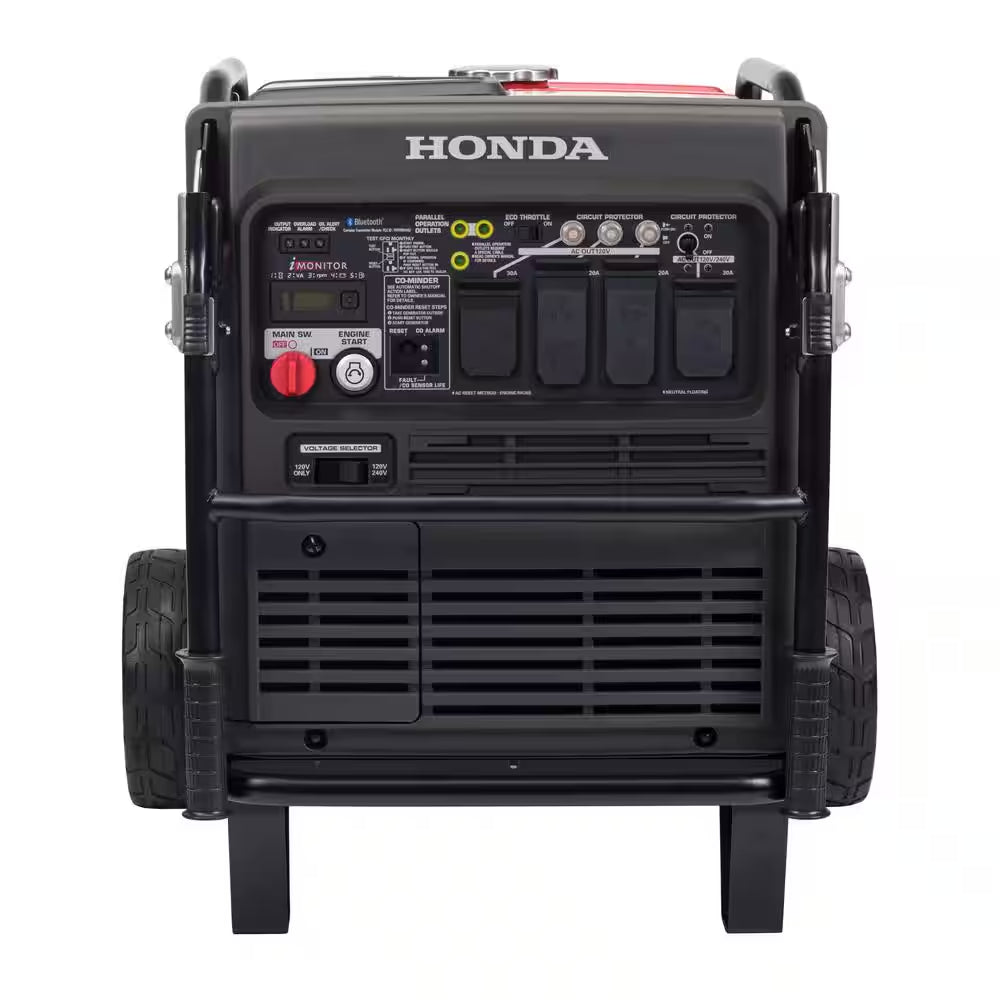 Ultra Quiet Eu7000Is 7000-Watt Electric Start Gasoline Powered Inverter Generator