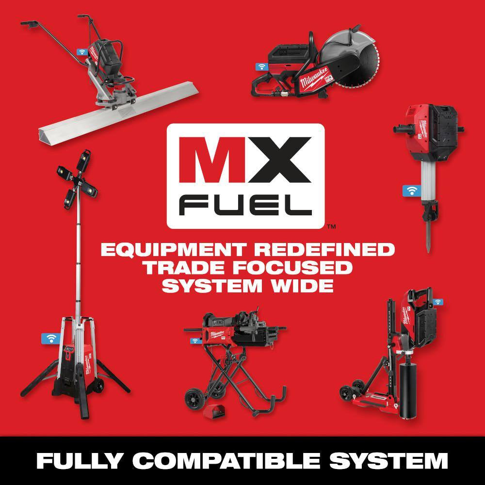 MX FUEL 3600-Watt/1800-Watt Push Start Portable Battery Powered Generator with 4 XC Batteries Combo Kit (2-Tool)