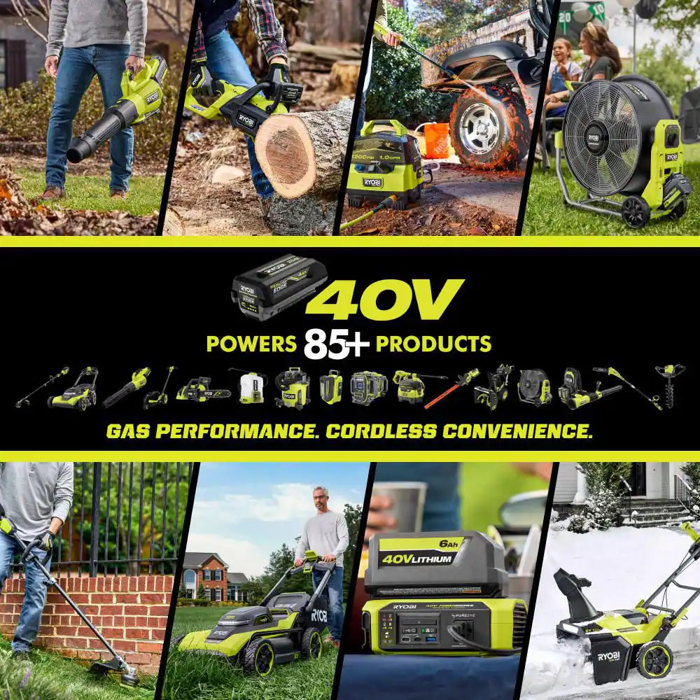 40V 1800-Watt Portable Battery Inverter Power Station, 4-Port Charger W/ 40V 300-Watt Inverter Power Source Tools Only