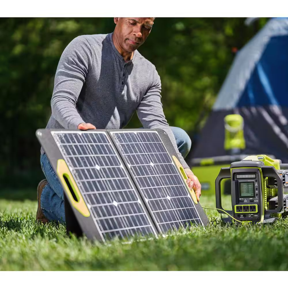 18V ONE+ 1800-Watt Portable Battery Inverter Power Station/8-Port Charger W/ 200-Watt Power Source & (4) 6.0Ah Batteries