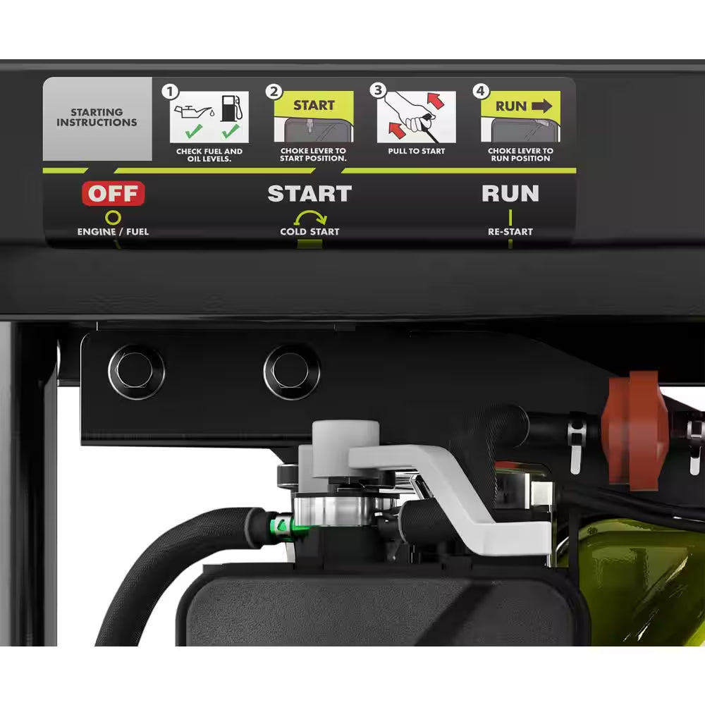 4000-Watt Recoil Start Gasoline Powered Digital Inverter Generator with CO Detect Shutdown Sensor